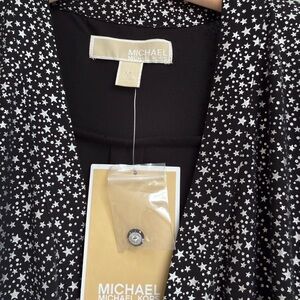 Michael Kors Black and White Star dress